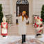 Grande statue de Noël en plastique moulé par soufflage de 40 pouces PMU