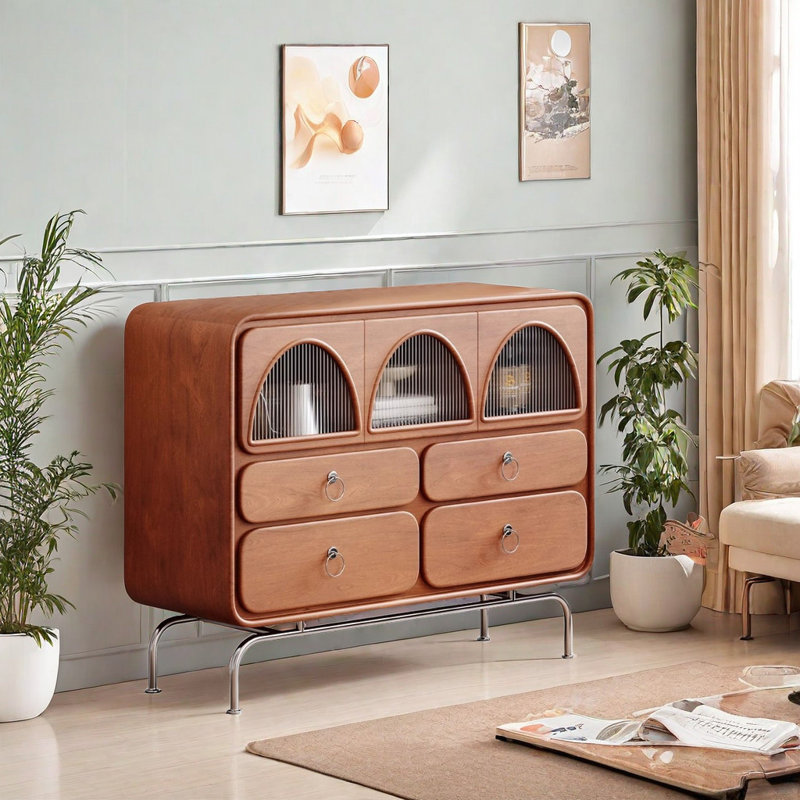 Armoire d'appoint robuste et durable, Brun