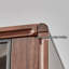 European style light luxury solid wood bookcase