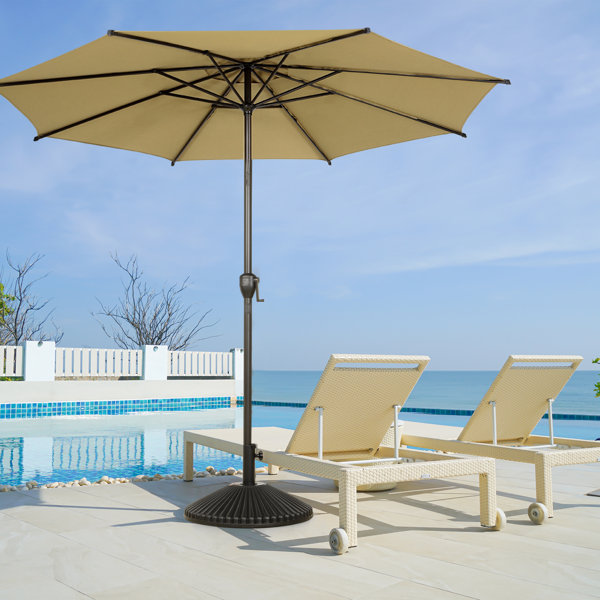 Abba Patio Lyon 132'' Market Umbrella & Reviews | Wayfair