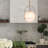 Arie 1-Light Steel Pendant with Globe Shade-578231546-578231541