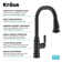 Allyn Transitional Industrial Pull-Down Single Handle Kitchen Faucet