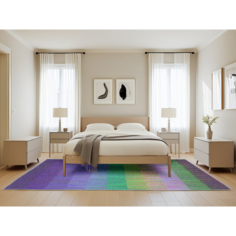 Knap Geometric Indoor Rug, Rectangle 5' x 8'