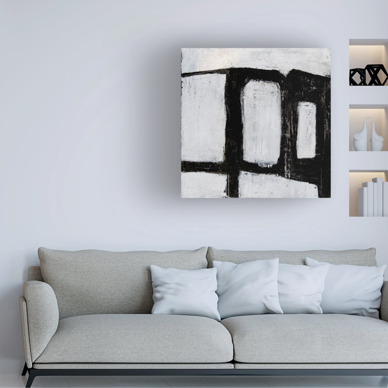 Art mural sur toile tendue - "3 Stories" par Erin Ashley pour décoration de salon, de chambre à coucher ou de bureau - 18 x 18