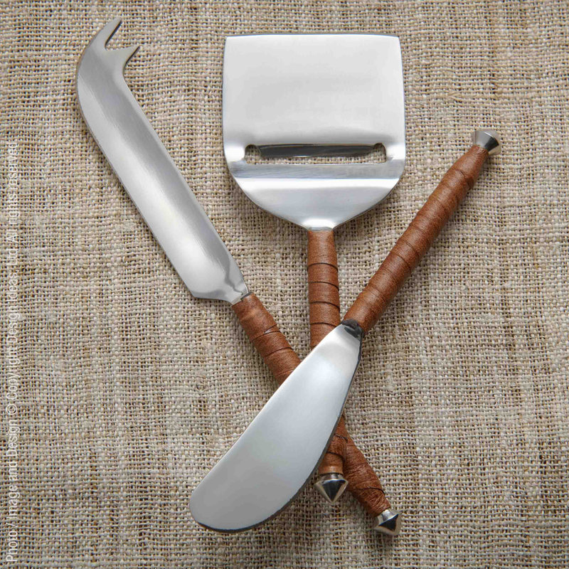 Ensemble de 3 couteaux à fromage Bratzen