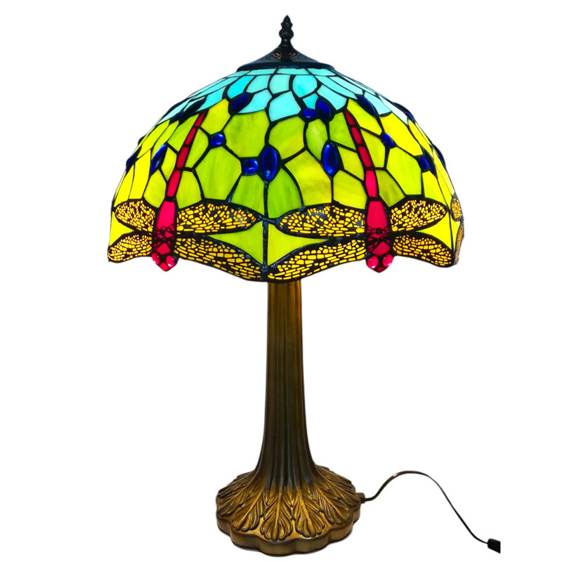 Tiffany Table Lamp, 58cm H x 30cm W x 30cm D
