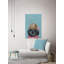 «Hipster Sloth», reproduction d'art sur toile tendue-555145453