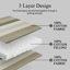 Ensemble de courtepointe 100% coton 98 po x 90 po DDUOXIN - 1 courtepointe avec 2 taies décoratives-117568495-117568494