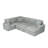 114" U-Shaped Sectional with Storage-855960941