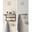 Meila Steel Wall 10 - Hook Wall Mounted Coat Rack-1522293662
