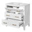 30'' Bathroom Vanity With Ceramic Sink Combo, Free Standing Single Vanity Set With 3 Drawers,  Wood Frame Bathroom Storage Cabinet, White-2018382378
