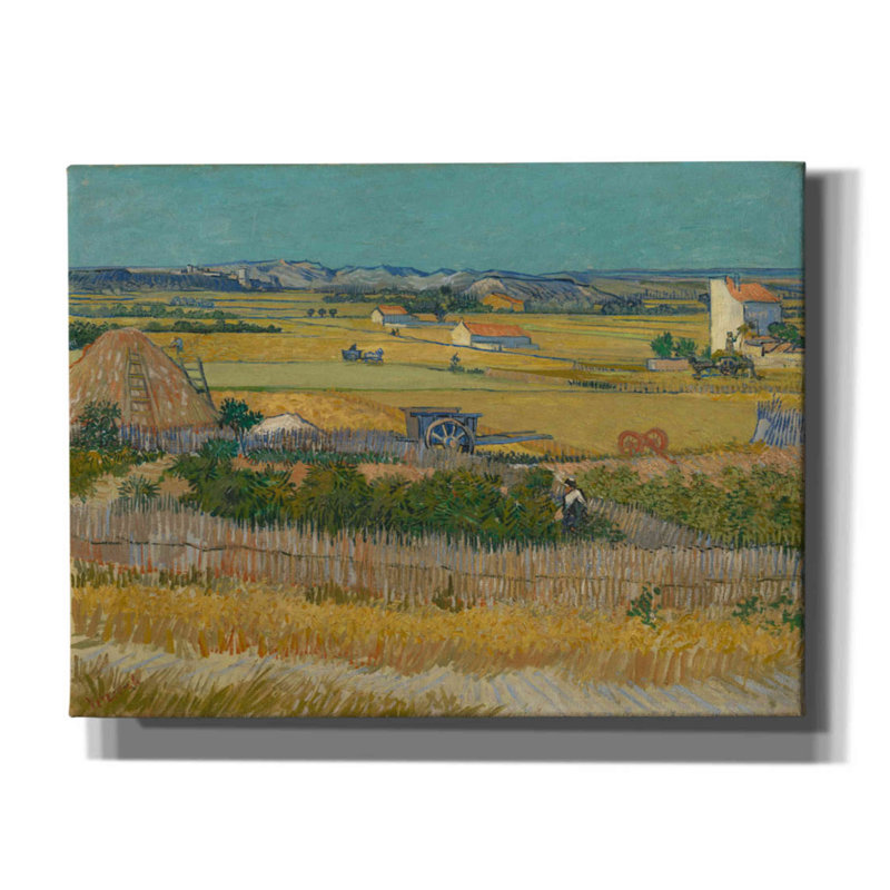 La récolte sur toile par MASTERS, H 12 po x l 16 po x P 0,75 po
