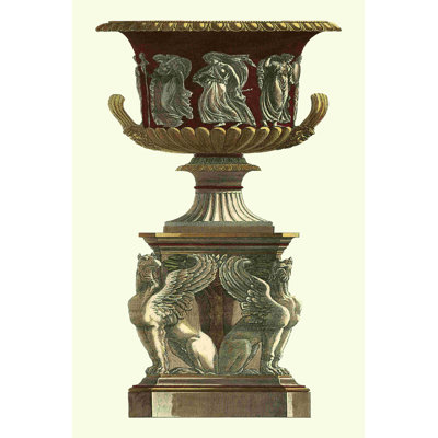 Vase Piranesi sur piédestal I