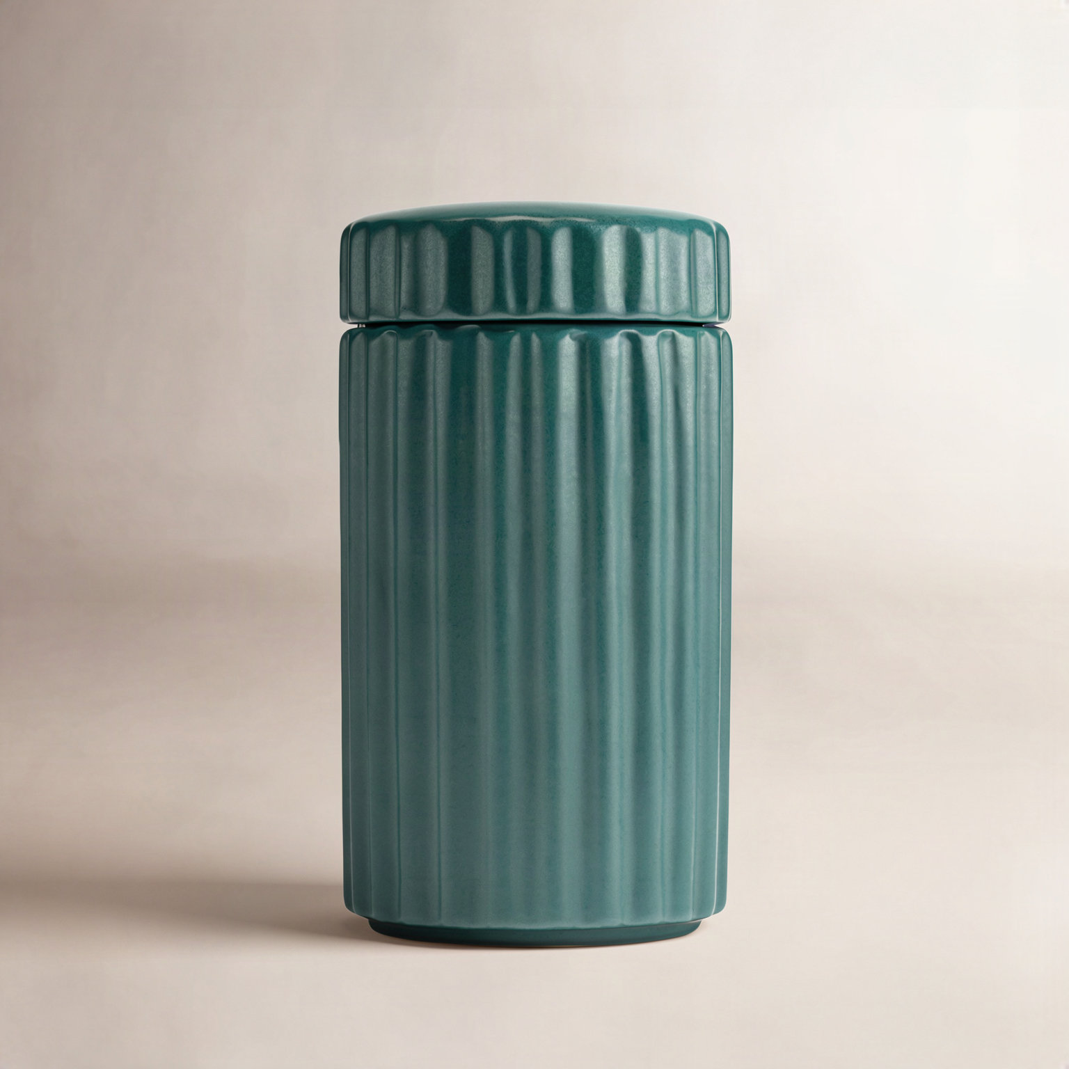 Ripple Treat Jar, Green