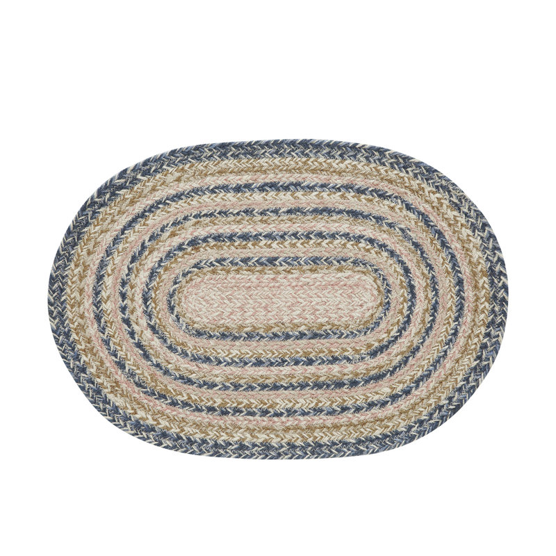 Napperon ovale en jute Liseron 13 x 19, L 13 po x L 19 po