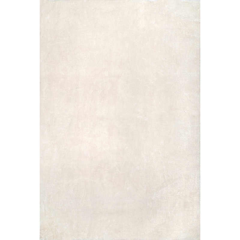 Solid Colour Shag Area Rug, Rectangle 61 x 91cm
