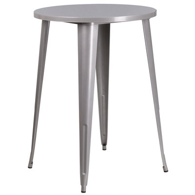 Commercial Grade Round Indoor-Outdoor Bar Height Table