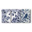 Indigo Song I - Toile tendue avec châssis sur mesure - 3 pièces-1932446985
