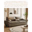 Canapé de salon en cuir Minimalist Modern-129746239