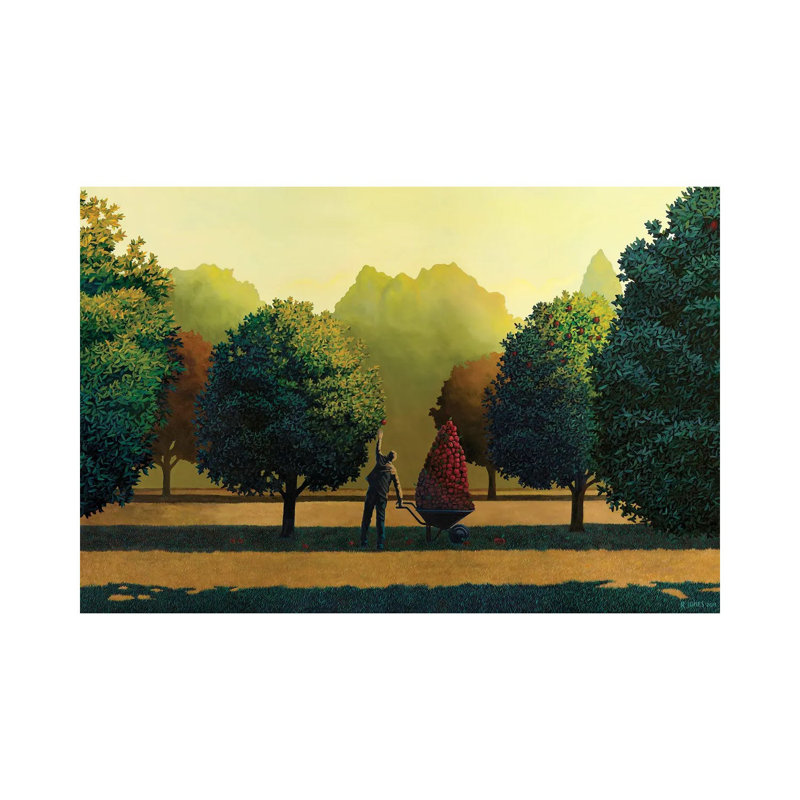 Greed 1 Piece Wrapped Canvas Painting, 20.32 cm H x 30.48 cm W