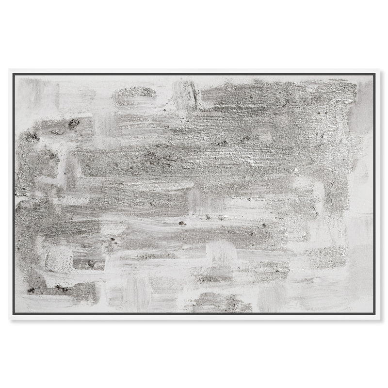 Pure Love - peinture sur toile, Cadre flottant blanc, H 10 po x l 15 po