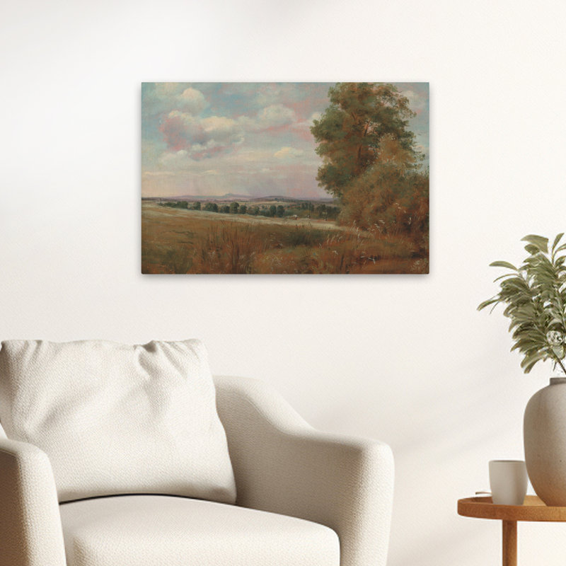 Paysage traditionnel et campagnard à Hampstead, H 24 po x l 16 po