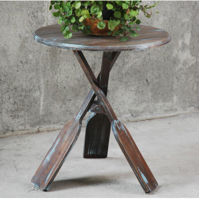 Solid Wood End Table by Besthom