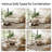 Colbey 123" Oversized Corduroy Sectional Sofa With 3 Ottomans-1973838202