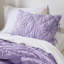 2 pièces d'édredon simple à motif floral mauve, avec une jolie courtepointe, une douceur semblable au nuage, une utilisation toutes saisons, floral avec une broderie décontractée, un froncement élastique, une microfibre respirante, sécuritaire et confortable pour-131530829-131530830