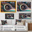 «Gold and Turquoise Fractal Spiral II», reproduction sur toile-1126077241-1126077123