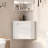 24'' Corner Single Bathroom Vanity Set With Ceramic Top