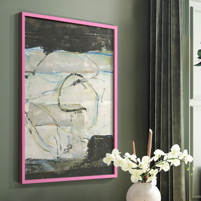 Continuing Energy I Framed Print - Solid Wood