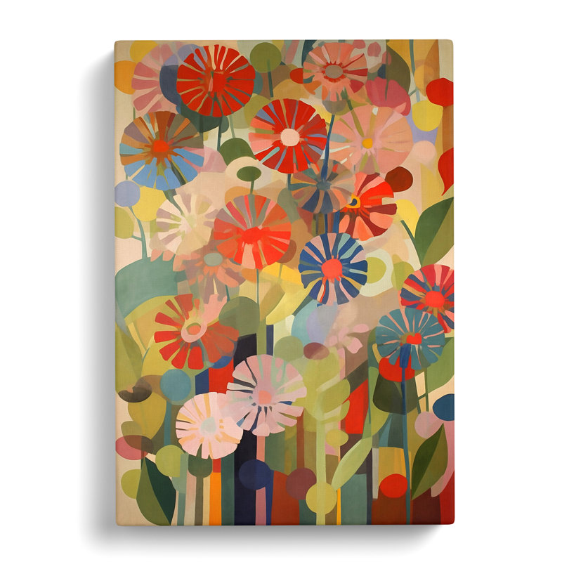 Ardito Flower Contemporary Vol.2 - Wrapped Canvas Print, 50cm H x 35cm W x 3cm D