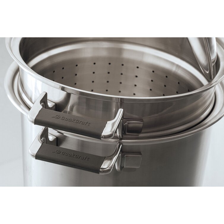 https://assets.wfcdn.com/im/35718827/resize-h755-w755%5Ecompr-r85/1160/116070010/CookCraft+Original+8-Qt.+Tri-Ply+Stainless+Steel+Stockpot+Strainer+%2F+Steamer+Set%2C+Silicone+Handles+%26+Convenient+Lid+w%2F+Patented+Rim+Latch.jpg