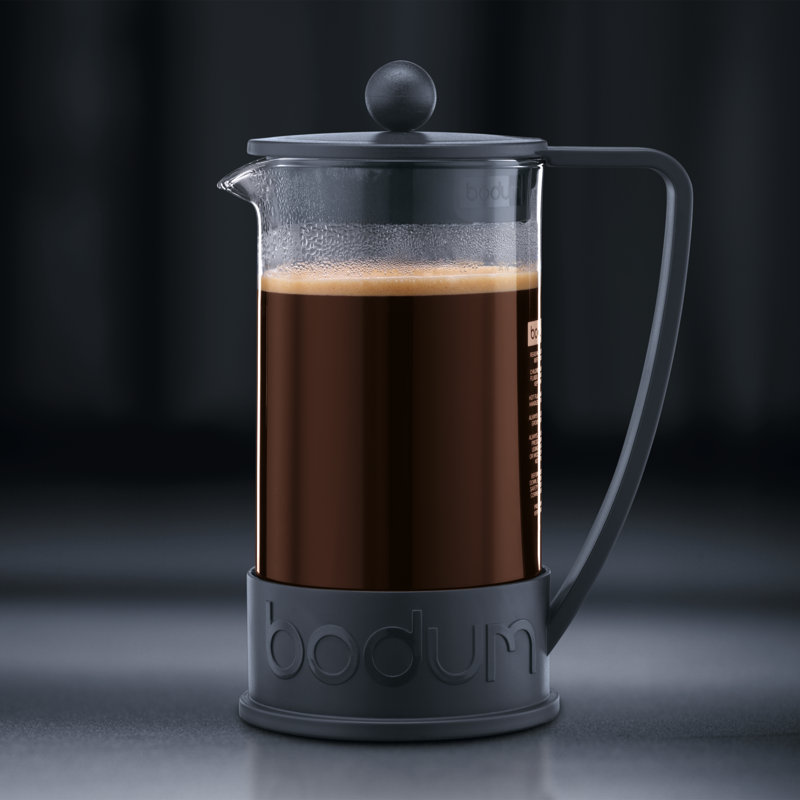 Cafetières à piston Brazil de Bodum, Verre à vin, Noir