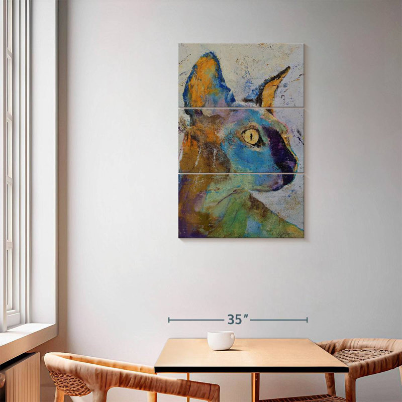 Brampt Sphynx Cat, 57" H x 36" W