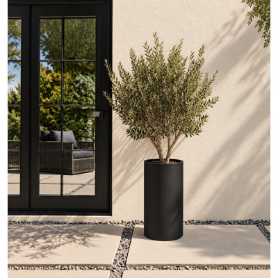 Petit pot à fleurs intérieur / extérieur Kute Nest - P 10 po x H 19,5 po - ouverture 8,2 po