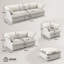 Canapé modulaire modulaire 4 pièces 4 pièces-126615603-126615607