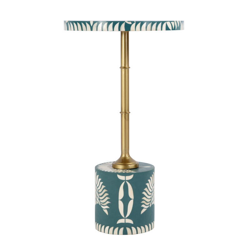 Table d'appoint en fer 14 po Lazarick