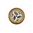 QXM381BRH Melodies In Motion Clock, Brown