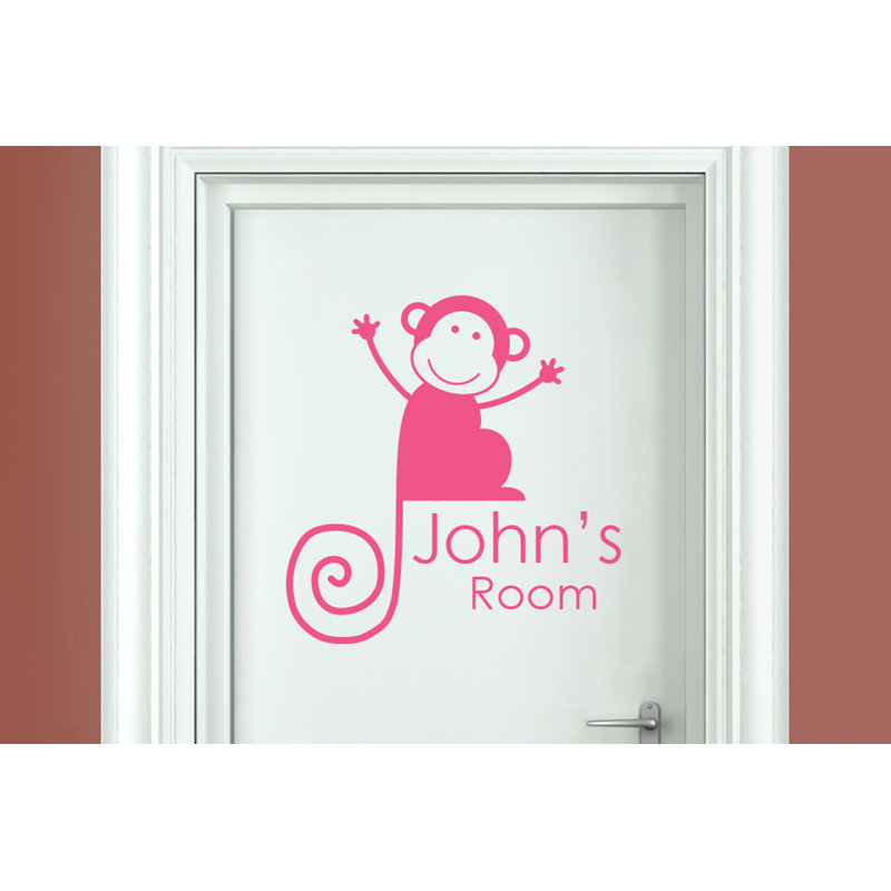 Animals Wall Decal, Pink