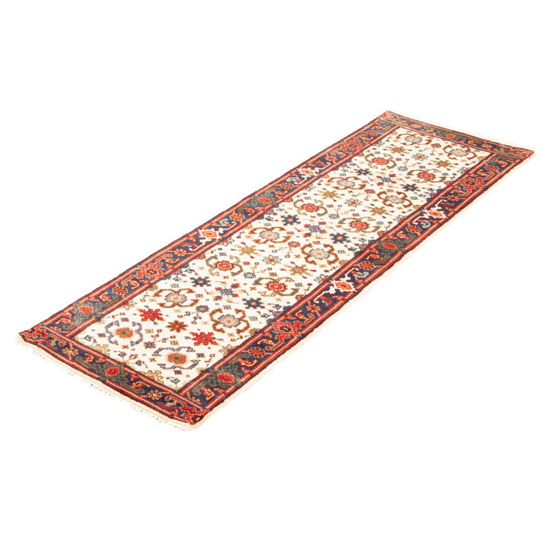 Tapis de couloir unique en laine noué à la main 2 pi 7 po x 7 pi 11 po nouvel âge Tedarrell