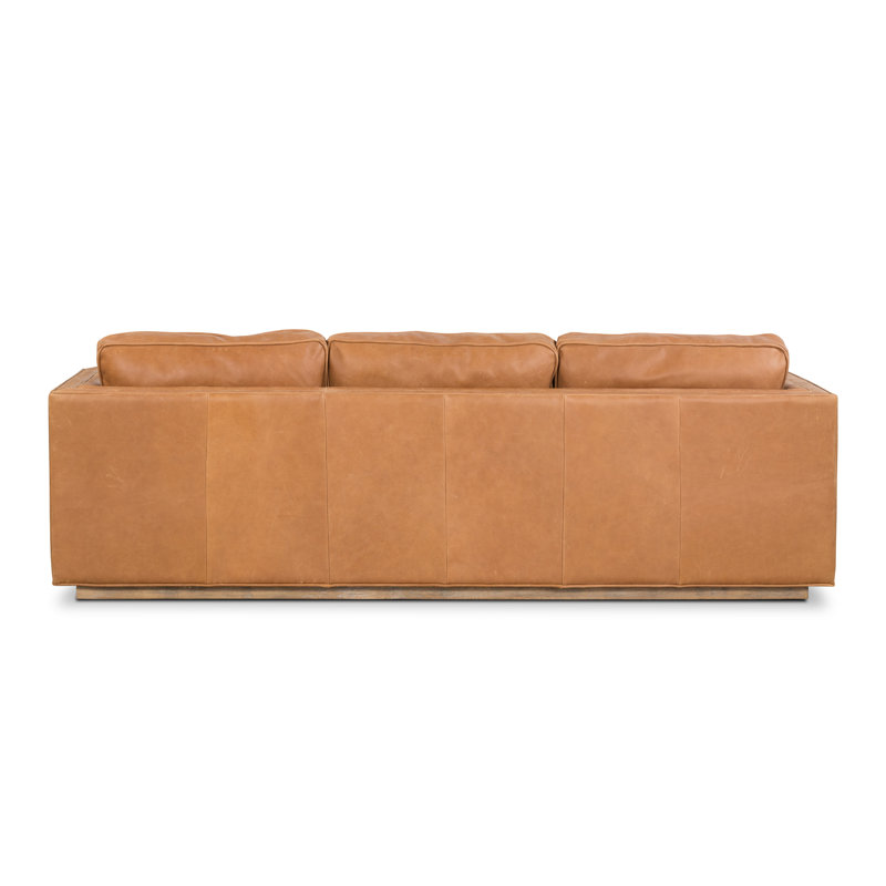 Kiera Sofa, Palermo Butterscotch Top Grain Leather