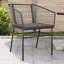 Chaises de patio 2 pièces avec coussins poly rotin-2137047505