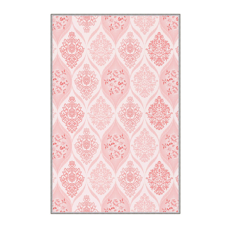 Stylish Hall Carpet (3.3 x 6.6 ft), 100% Polyester, 0.3 in Pile Height | Antibacterial, PVC Non-Slip Underside | 3D Digital Printing, Machine Washable | Perfect for Entryways & Living Spaces, Durable & Easy Care