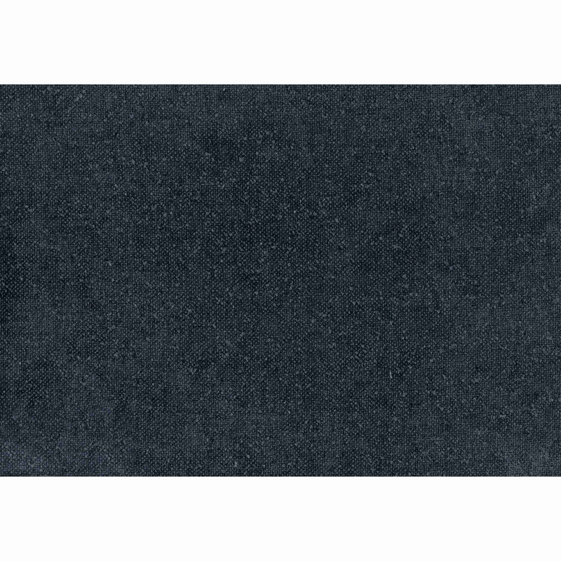 Fauteuil demi-tonneau pivotant en bois massif Boucle, Bleu