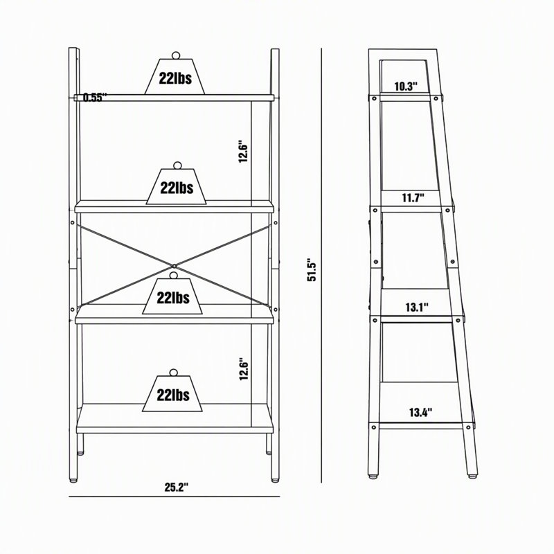 25.2 " W Shelving Unit