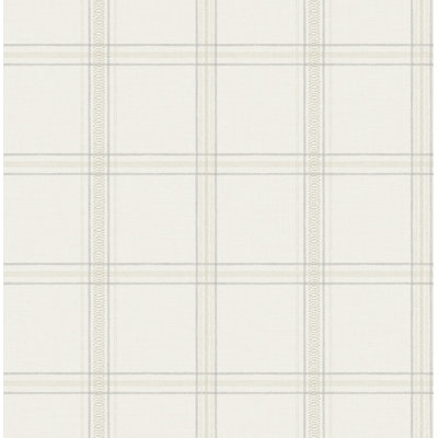 Papier peint à carreaux auberge blanche