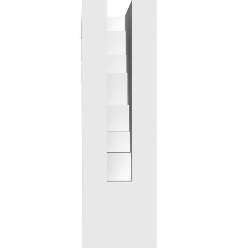 Support standard en PVC de qualité architecturale Landon, H 5 po x l 1,5 po x p 5 po