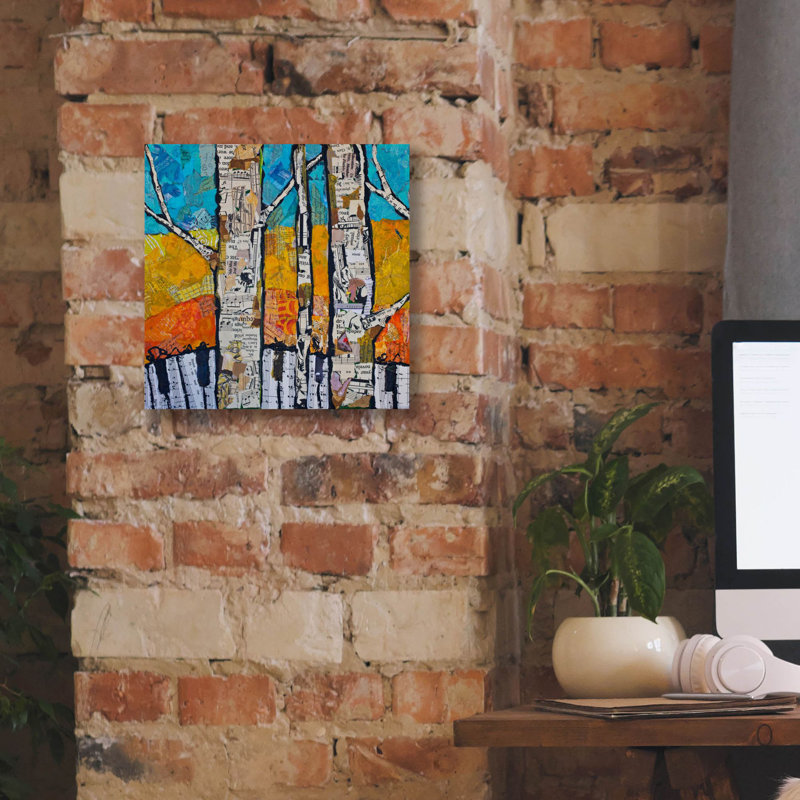 «Wild White 2» par St. Hilaire Elizabeth, art mural sur toile, H 12 po x l 12 po x P 0,75 po